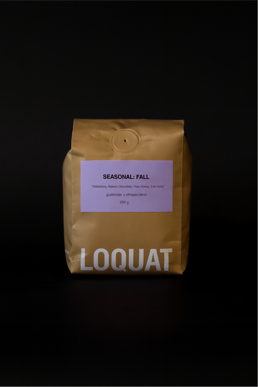 "SEASONAL" BLEND, delicate and floral | medium-light roast